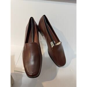 Naturalizer Stockard 2 Loafers Ladies Size 9.5 Brown Walnut
